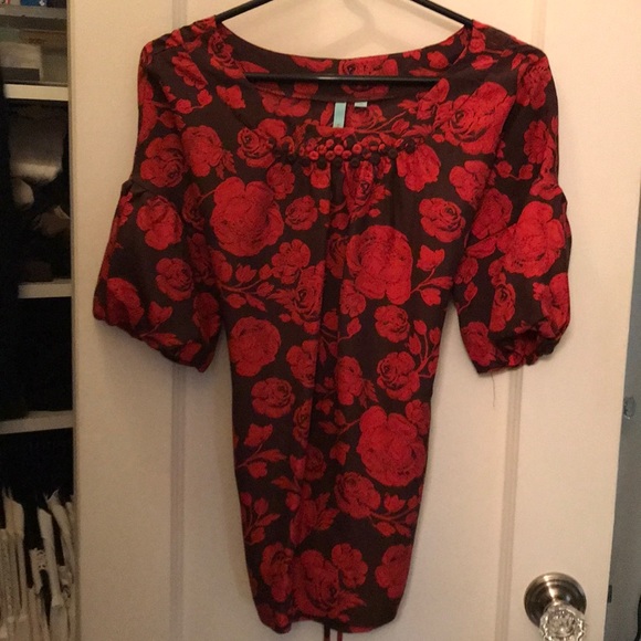 Anthropologie Tops - 📌 SALE THRU 3/14 Anthro 100% Silk Floral Top